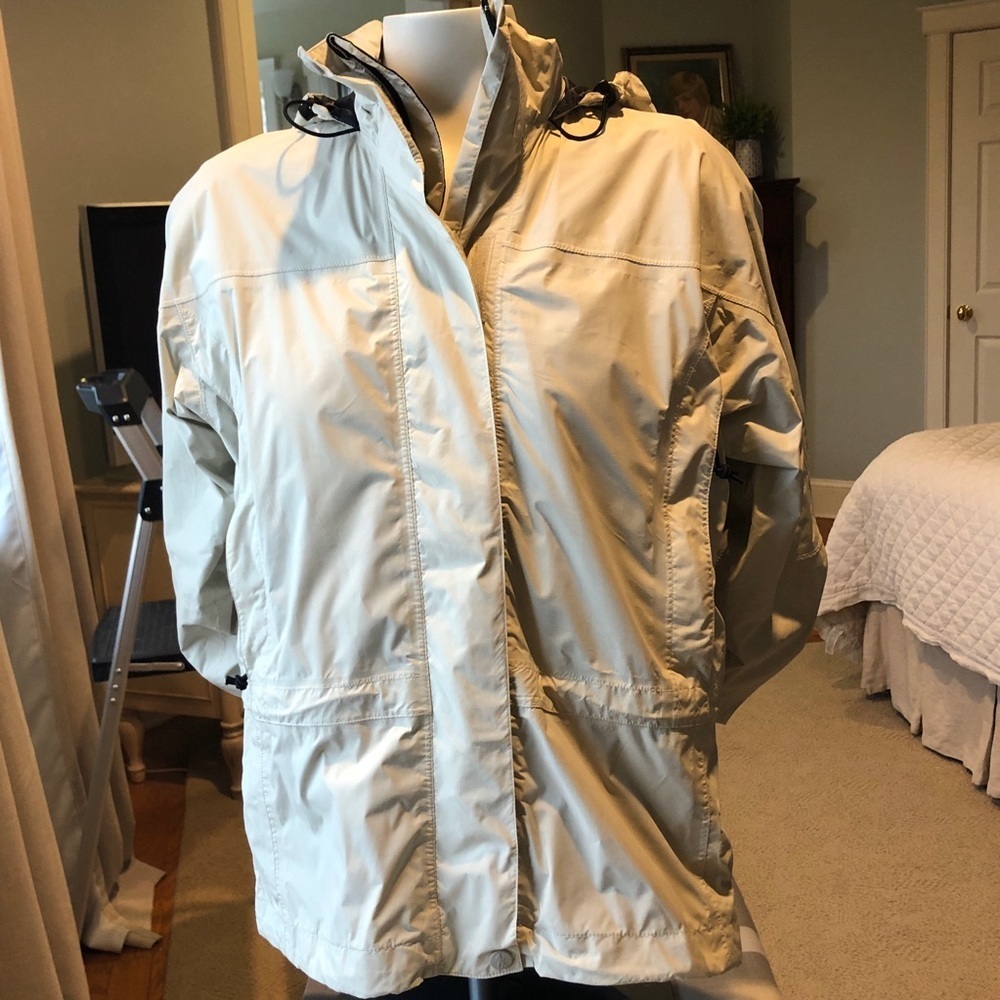 Women’s Off White Rain Coat Jacket
